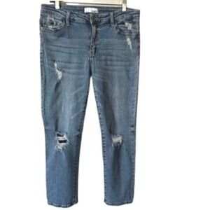 Vervet Los Angeles Size 31 Distressed Skinny Jeans Medium Wash Ripped Denim
